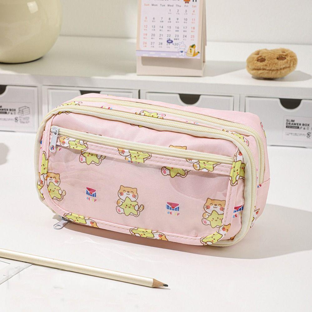 Aesthetic Cute Animal Pencil Bag Good Looking Stationery Storage Bag  Student
