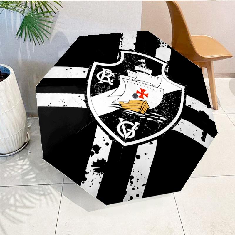 Vasco Football Club Printed Automatic Umbrella, 8-Frame for Travel, camping, Casual Umbrella, Essential Gift for for family and friends