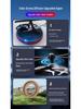 Solar-Powered Rotating Helicopter Car Air Freshener - Perfume Holder for Center Console