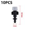 10/50Pcs Adjustable Grey Sprayer Nozzle Kits 4/7mm Hose 2-way 3-way Drip-irrigtion Sprinklers Garden Lawn Atomization Cooling
