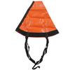 Drift Sock High Visibility Wind Resistant Orange Portable Tear Resistant Sea Anchor Drogue For Marine Boats Yachts