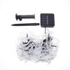 Solarbetriebene Libellen-Lichterkette, 8 Modi, Wasserdichte LED-Lichterkette mit Automatischer Ein-/Ausschaltung, Outdoor-Dekoration für Garten, Terrasse, Baum, für Hochzeit, Weihnachten