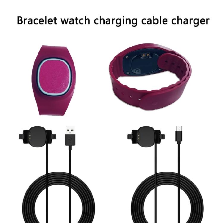 Tragbares Ladekabel für Band Plus Fitness-Geräte Wearable Technology Hergestellt aus PVC-Kunststoff Schneller Energieübertrag