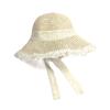 Straw UV Sun Wide Large Lace Sun Protection [NAMEOF] Women's Hat, Protection, Hat, Face-Slimming Effect, Brim, Spring/Summer, Size, Ribbon, Foldable,