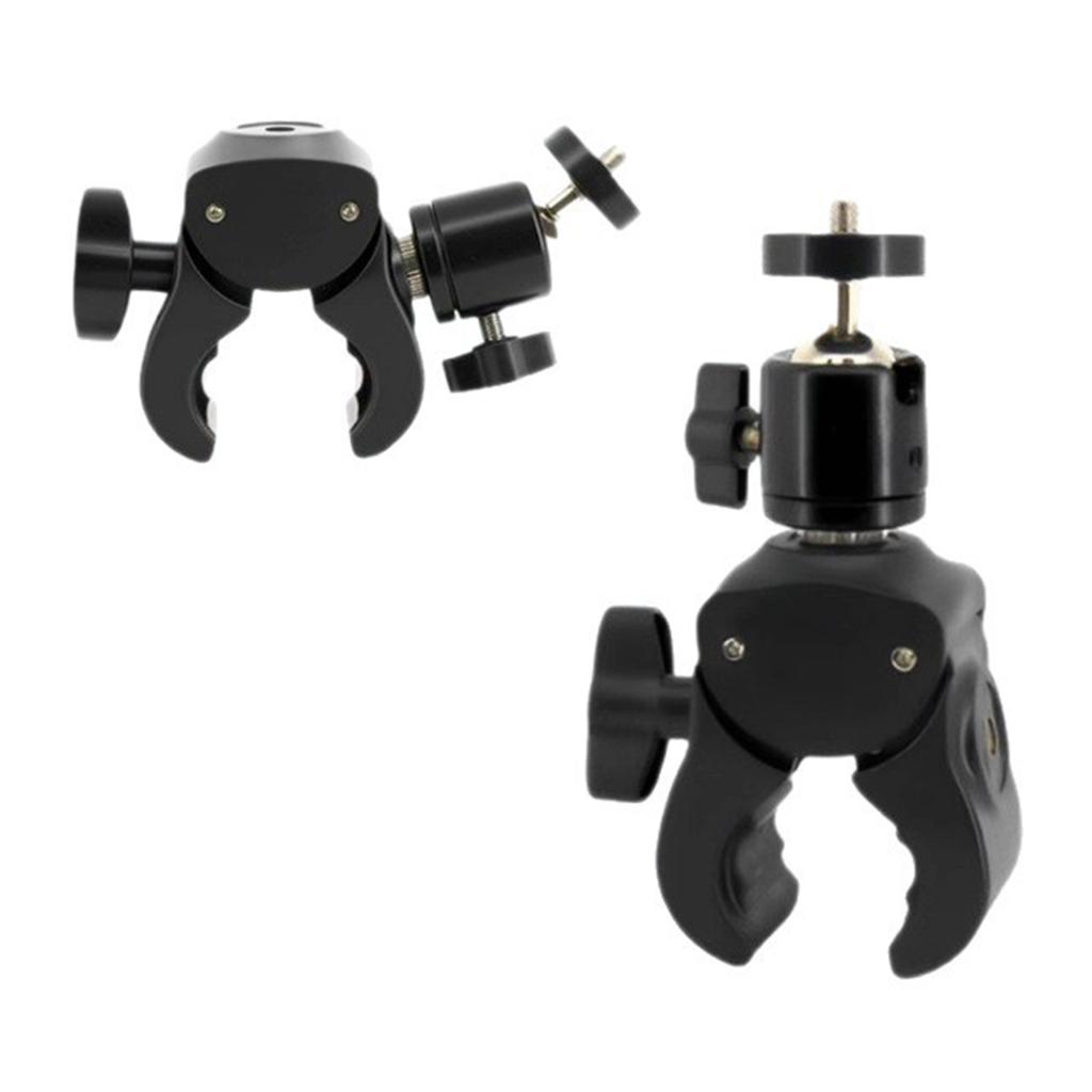 Quick Release Phone Mount Clamp Compatible  Double 1/4 Thread for 13-47mm Diameter Secure Grip Studio Outdoor Use