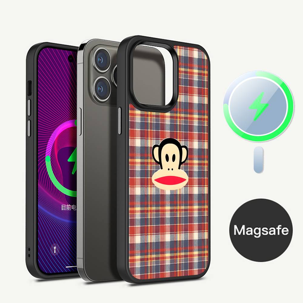 Famous Luxurious P-paul F-frank Phone Case Magnetic Case For IPhone 16 14 13 15 Pro Max Plus For Magsafe Wireless Charge Cover