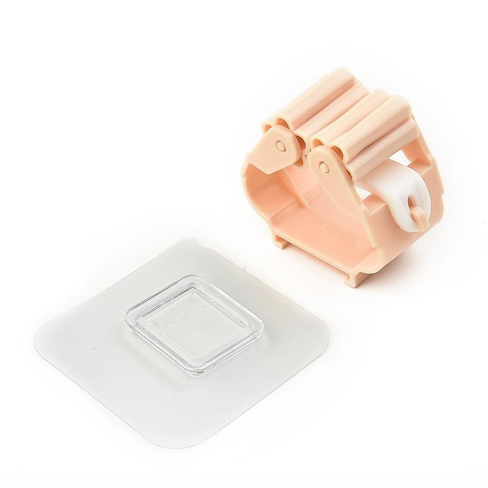 6 X 6 Cm Mop Holder Mop Gancho Mop Guarda-chuva Suporte Antiderrapante PP Organizador De Armazenamento