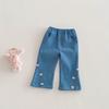 Adorable Bowknot Flare Jeans for Girls - 2026 Spring Collection