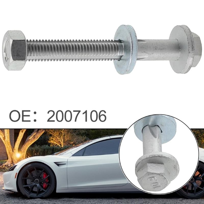 High Strength Suspension Adjustment Bolt for Model S X 2007106 2007107 1006484-00-A Durable Rust Resistant MetalMaterial