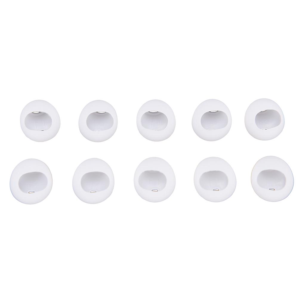 

10 шт. Мягкие силиконовые амбушюры для наушников-вкладышей Samsung Galaxy S7 S6 Edge 9200 белый