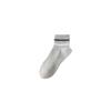 Female Spring and Autumn Striped Sweat Absorbent Breathable Boneless Sports In Tube Cotton Socks