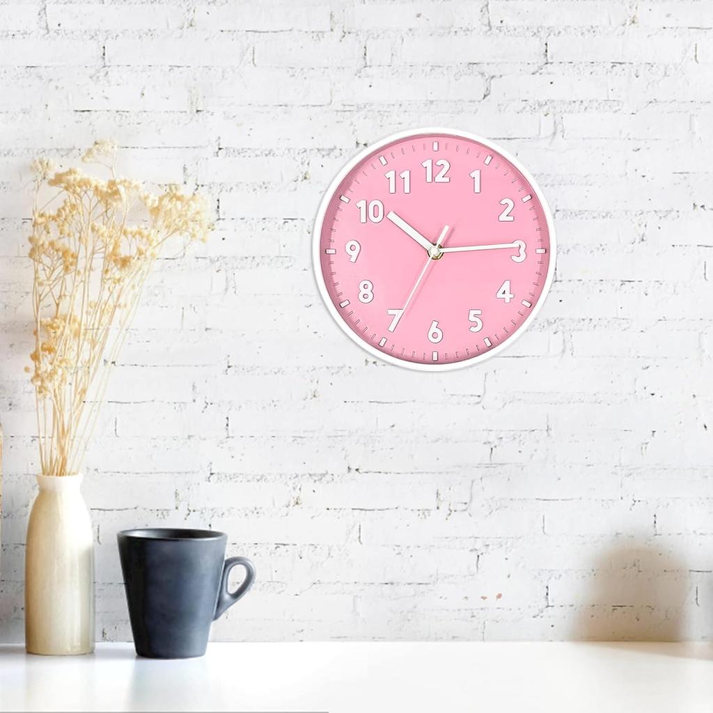 Minimalist Three-dimensional Digital Wall Clock Non-punching Silent  Non-ticking Wall Clock for Kitchen Bedroom Living Room