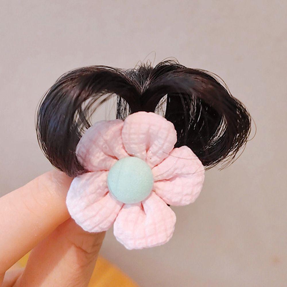 Funny Kids Wig Hairpin Headdress Flower Bow Hair Clip Headwear Baby Girl Hair Clip  Newborn