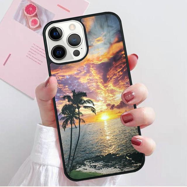Summer Beach Love Coque Shell For iPhone 17 Air 15 16 14 13 12 Pro Max 11 Pro Max Plus Phone Case Cover