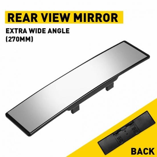 

Universal Wide-angle 270MM Interior Clip On Convex Wide Rear View Clear Mirror