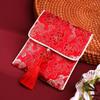 Spring Festival Money Pocket Tassel New Year Money Bag Brocade Red Envelope  Lady Girls Women