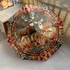 1 Pezzo Ombrello Pieghevole Automatico - Fantasia Cervi della Foresta, Design Portatile e Pieghevole con 8 Stecche, Regali di Natale e Compleanno
