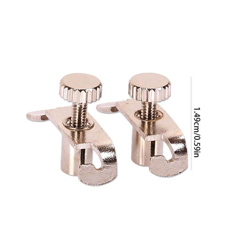 Stainless Steel Erhu Fine Tuners Professional String Adjusters for Clear Sound Easy Accurate Tuning Erhu Accessory