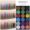 Carmela 18-Color Eyeshadow Palette for Makeup Artists, Large Palette with Full Pearlescent and Matte Eyeshadows for Stage Performance Makeup