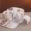 Travel Friendly Makeup Storage Bag With Multiple Compartments Waterproof Materials Cosmetic Organizers for Women