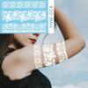 Lace Flower White Tattoo Stickers Long-lasting Butterfly Tattoo Stickers  Women Men