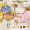 Detachable Design Automatic Stirring Cup Stirring Lid Electric Drink Mixer  Office Use