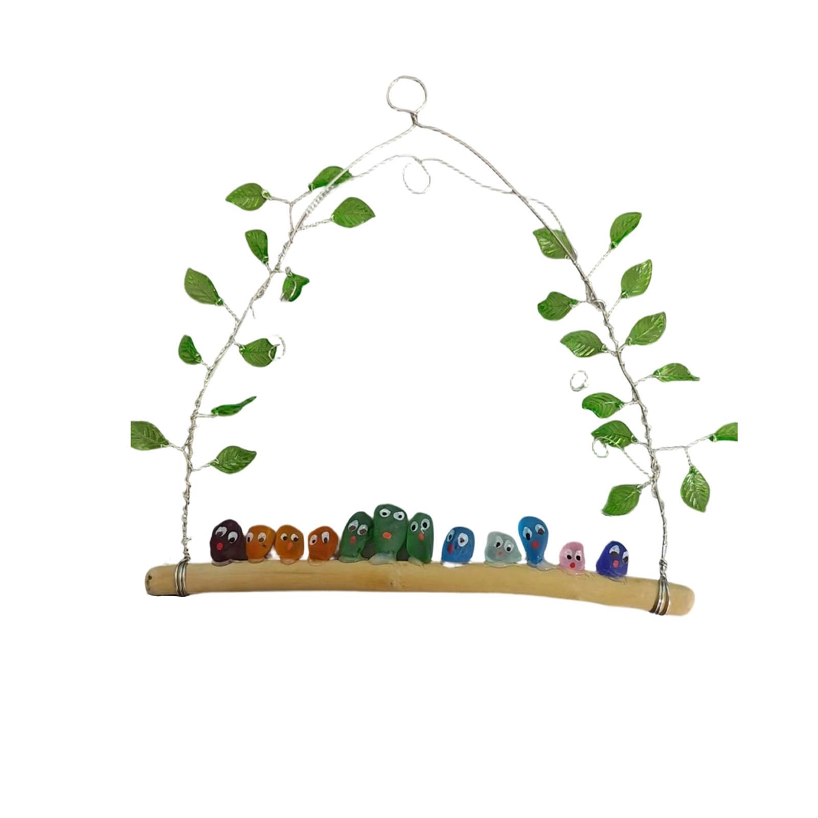 

Colorful Bird, Birds Branches, Balcony Garden, Home Decor, Driftwood Art, A Gift For Nature Lovers.