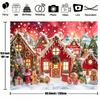 Christmas gingerbread house background photography,winter Merry Christmas tree background, Santa Claus birthday party decoration