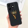 For Tecno Spark 20 Case Spark 20C Cute Crown Letters Cover Soft Silicone Phone Case For Tecno Spark 20 Pro Spark20 C Fundas Capa