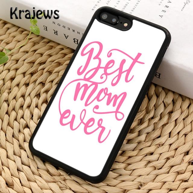 

Мягкий чехол Krajews Best Mom Never для iPhone 14 5 6s 7 8 plus X XR XS 11 12 13 pro max Samsung Galaxy S21 S22 ultra Samsung S22ultra