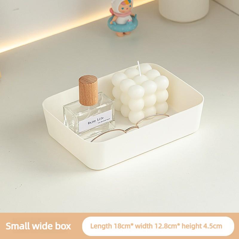 Multi-Purpose Plastic Drawer Organizer Boxes - Desktop Storage Containers for Jewelry, Makeup & Small Desk Essentials