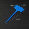 Large Thickened Plastic Ground Stake with Fan-shaped Marking Label for Gardening