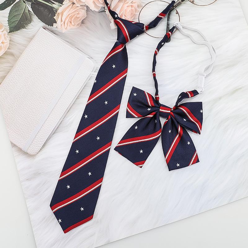Jk Small Tie Necktie Girl Student Summer Bow Tie Japanese Dk College Style Graduation Free Shirt Couple Decoration