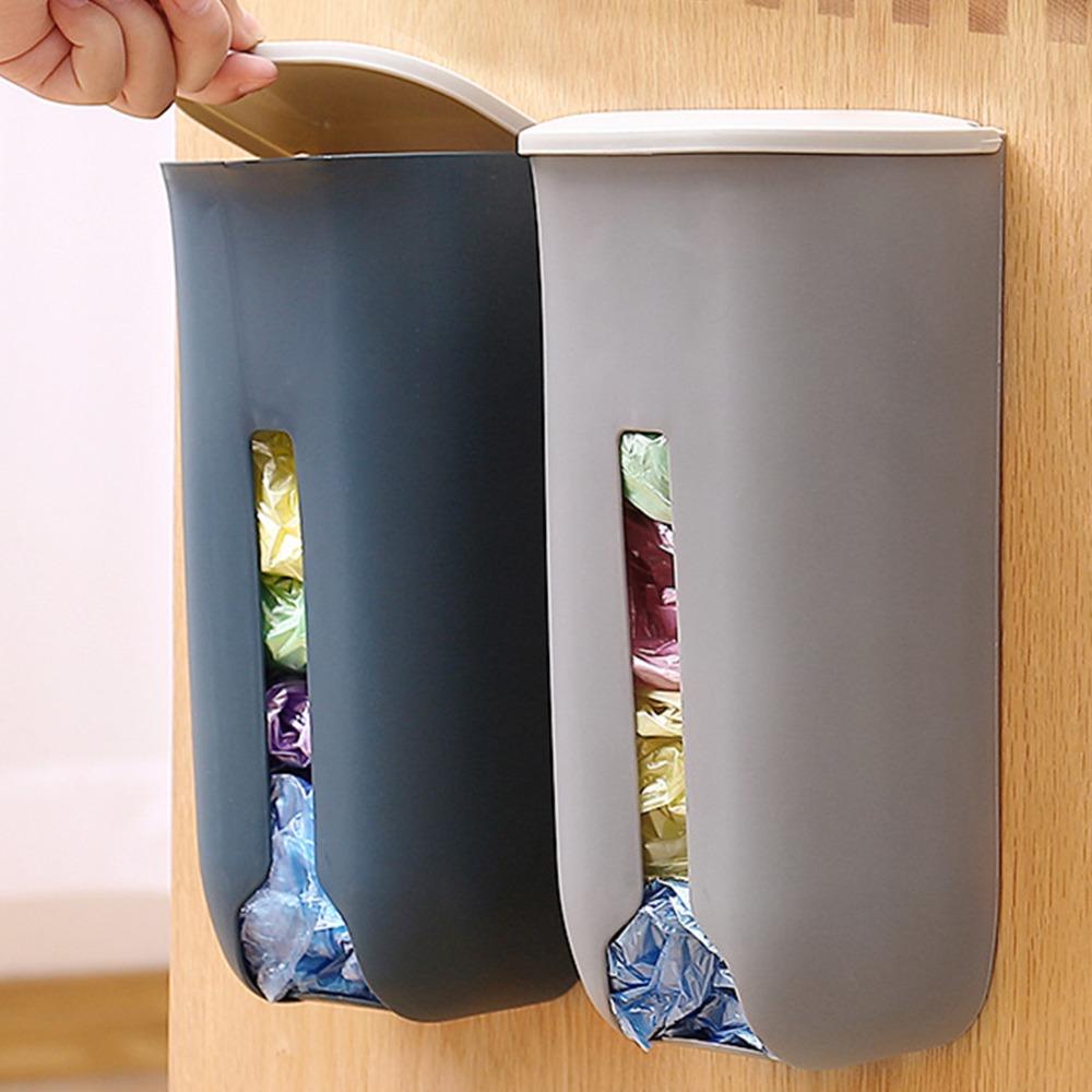 Large Capacity Plastic Bag Organizer Sturdy Grocery Bag Holder Garbage Bag Organizer Kitchen Use