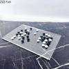 Minimalism Transparent Go Chess Game Chessboard Geometric Artwork Ornaments Desk Decoration Chess Pieces Casual Chess Games