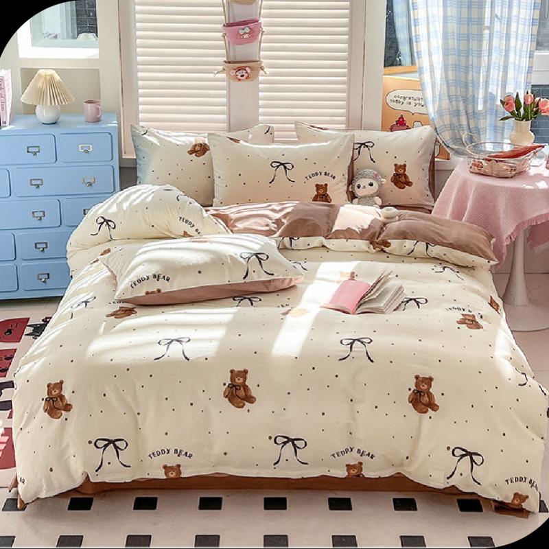 

Grace Printed Cotton 4-Piece Bedding Set