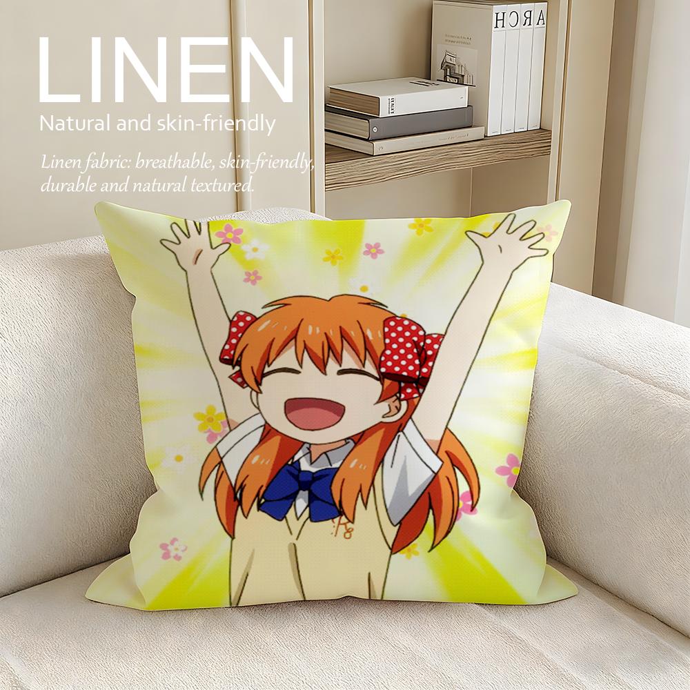Romance Monthly Girls Nozakikun Housse de Coussin Taie d'oreiller Ensemble Pièces x x Respirant Lavable Housse de Coussin de Canapé