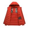 Unisex Graphene Windproof Jacket: Thick, Warm, Solid Color for Outdoor Sports & Mountaineering