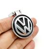 Valve Stems Caps 3D Metal/Leather Car Logo Key Chain Keyring Auto Interior Accessorie For Volkswagen VW Passat Polo Arteon Jetta Yy1
