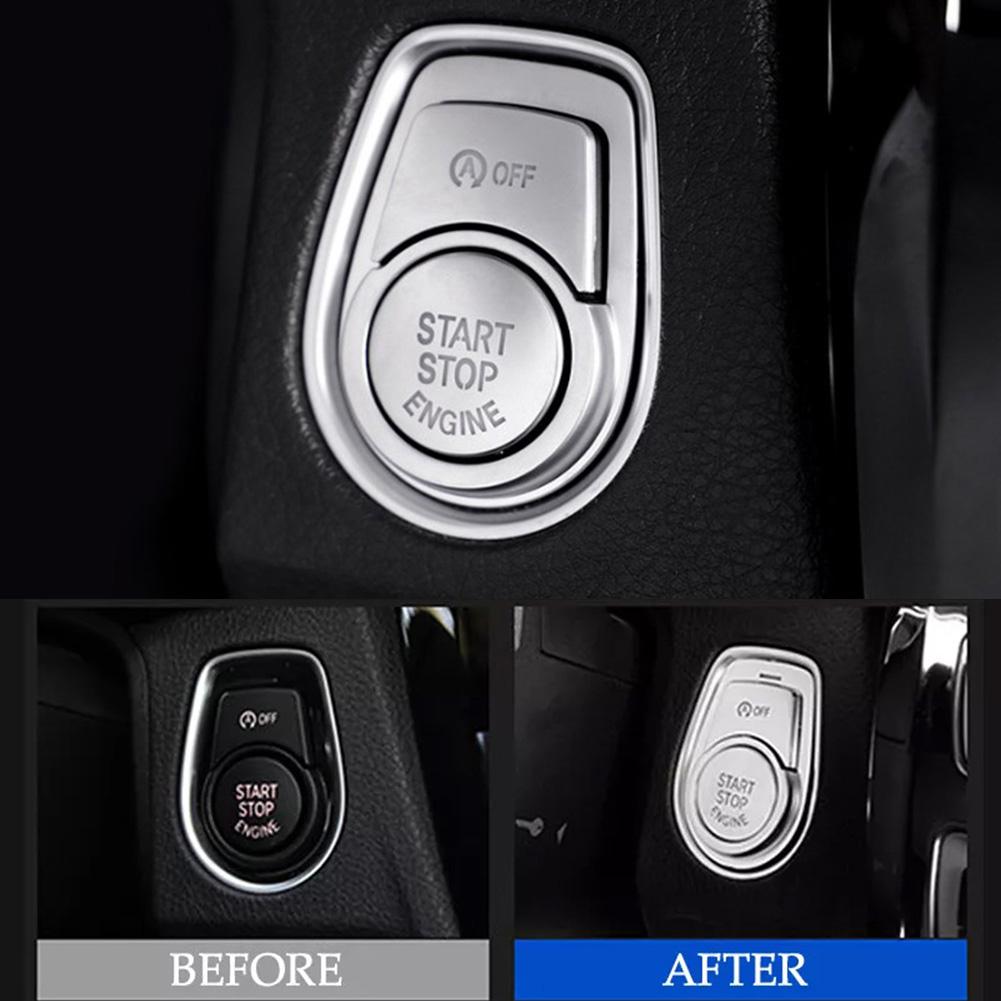Engine Start Stop Cover Button Cover Trim Car Engine Start Stop Button