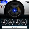4PC/Set Mercedes Benz Magnetic Suspension Wheel Hub Caps LED Illuminated Lights  Upgrade Wheel Center Caps1 SL1