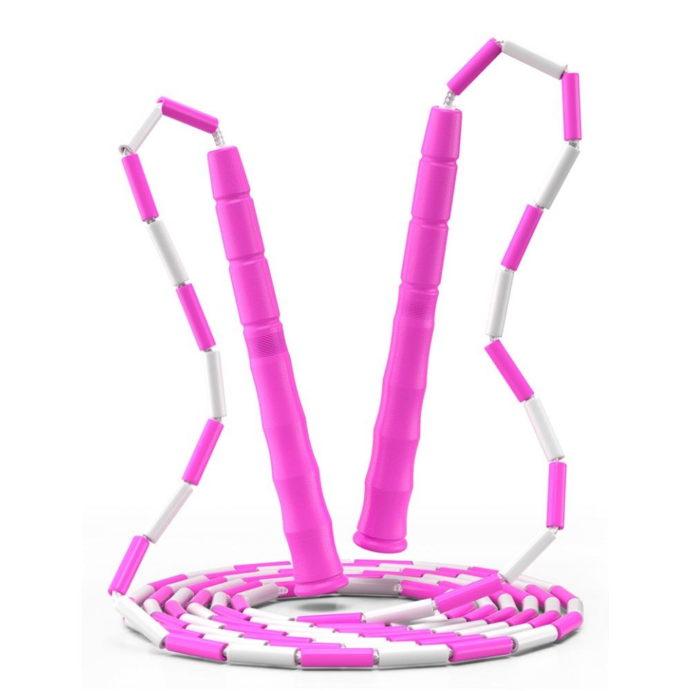 Bamboo Joint Jump Rope Hard Bead Training Adult Fitness Fancy Non-knotting Bamboo Joint Jump Rope