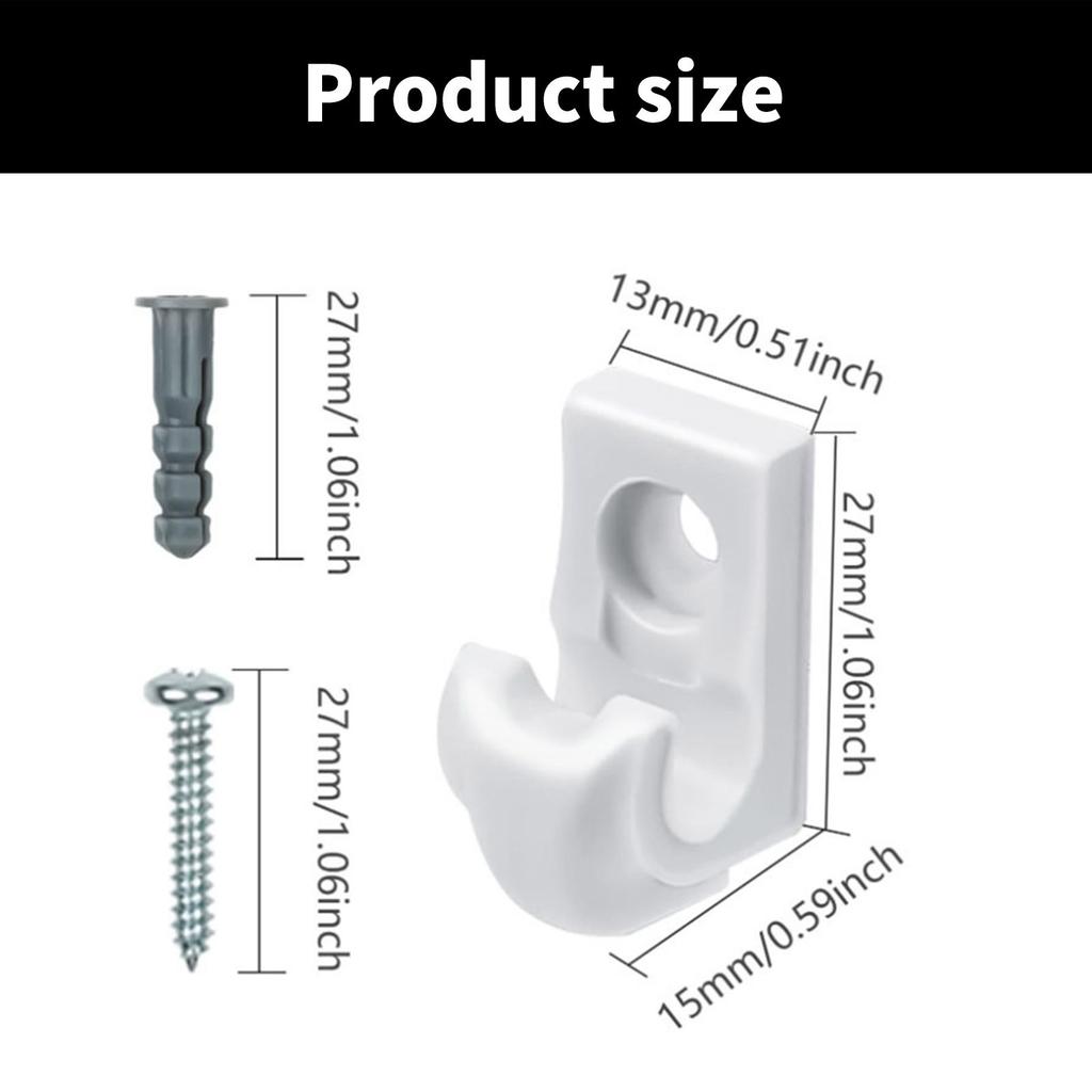 10pcs Ceiling Hooks Screw In Hooks Flower Hanging Hook Heavy Duty Hooks Simple to Use for Secure & Stable Installation