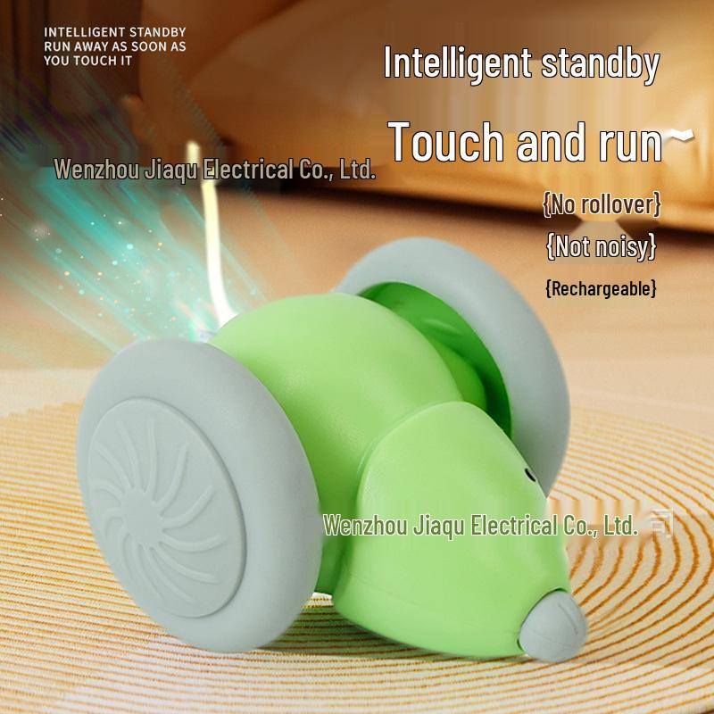 Cat Electric Teaser Toy: Self-Play Mouse Runabout with Teasing Stick