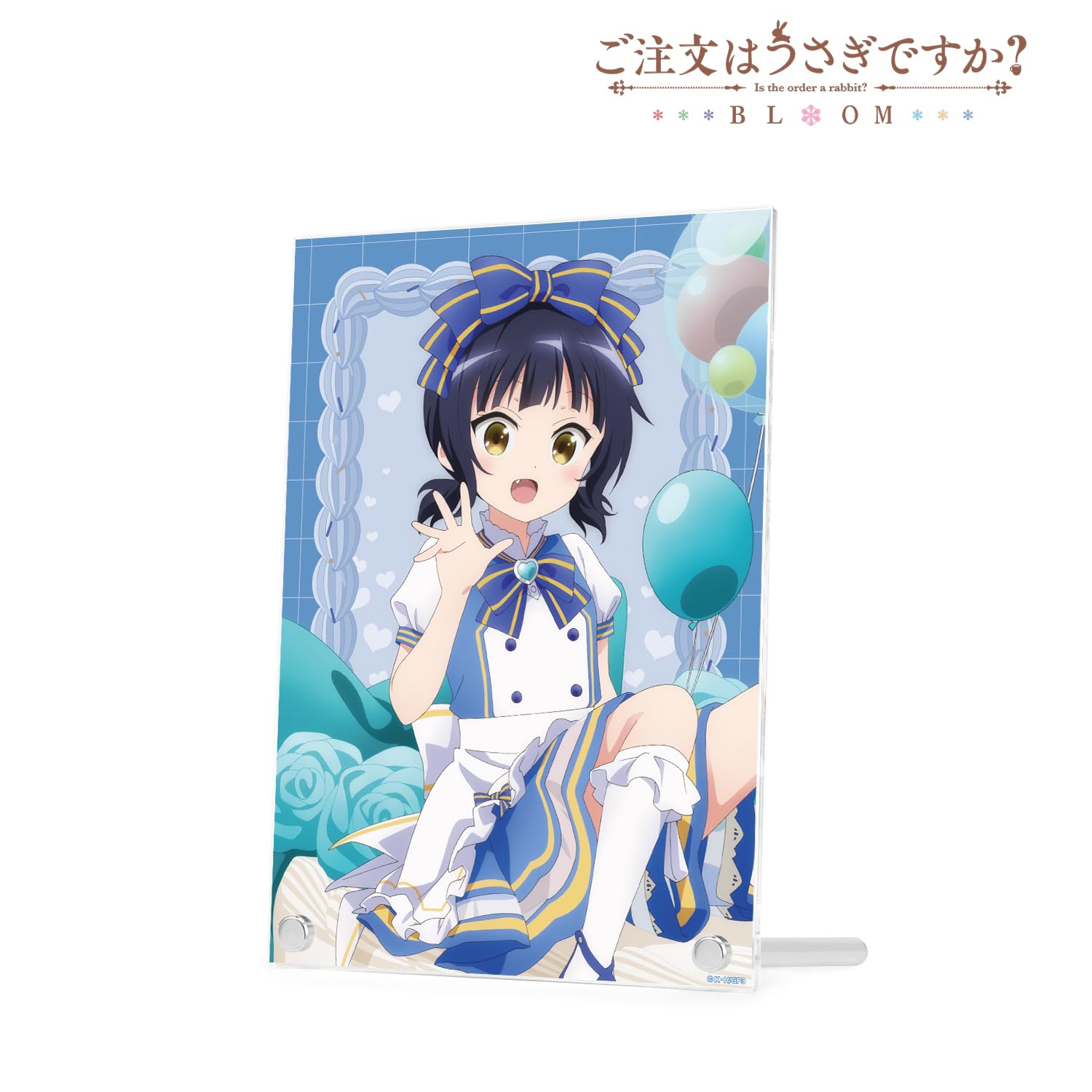 

[Official] Is the Order a Rabbit BLOOM Original Illustration Maya Sitting Cake Ver. A5 Acrylic Panel colleize Official Merchandise Official License