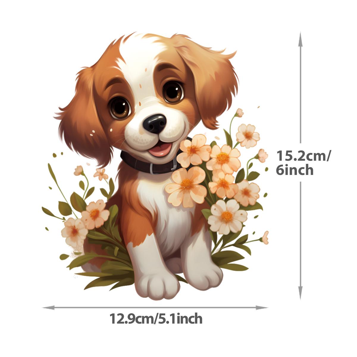 

6-дюймовые нашивки с животными на одежде, наклейки для термопереноса, аксессуары для одежды, новые нашивки DTF своими руками