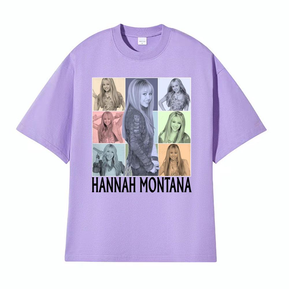 Limited Vintage Hannah Montana Mutil Style Tshirts Men Women Fashion High Quality Cool T Shirt Summer Pop Art Oversized Tshirt