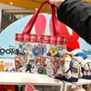 High-Value Cartoon Bear Souvenir Handbag - Waterproof, Cute, and Spacious Shopping Bag