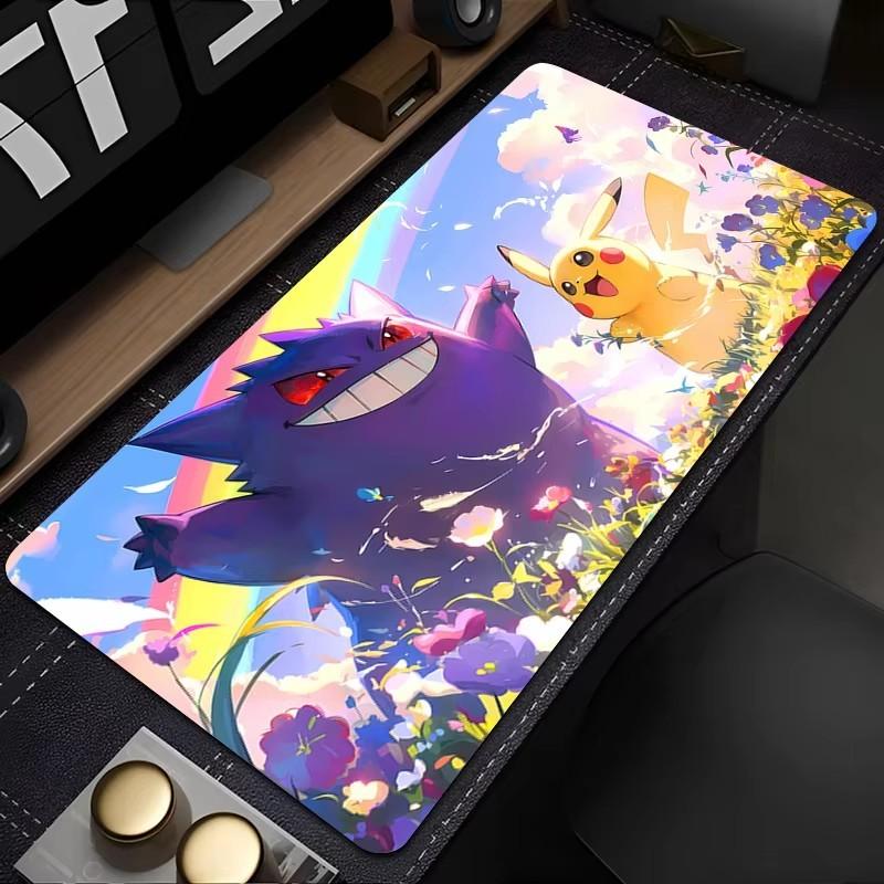 XXL Gengar Gaming Mouse Pad Large Keyboard Mat for PC Anime Gamer Desk Carpet Game Accessories Table Slipmat Computer