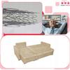 Bella Corner Sofa Bed with Sleeping Function, Corner Sofa, Family Furniture, Beige Velvet